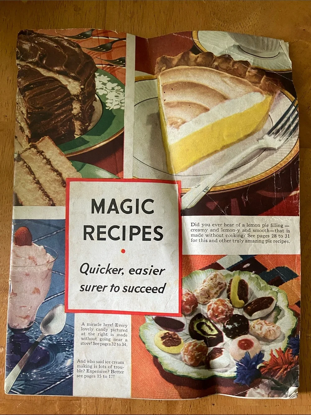 Vintage Cookbook baking recipe book Eagle Brand advertising advertisement bake